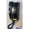 Image 2 : Black Rotary Telephone (9-1/2"H x 5"W x 4-1/2"D) (SEE PICS!)