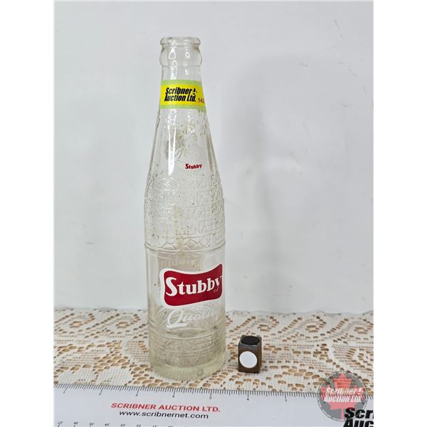 Stubby Bottle & Orange Crush Stamp Block