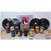 Image 1 : Music Collector Combo : Record Albums (5) & Cylinder Records (12) (SEE PICS!)