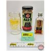 Image 1 : Glass Jar Petroliana Trio (3) : Bar's Leaks, Whiz All-5 & 3-in-1
