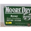 Image 2 : Single Side Porcelain Sign "MOORE DRY KILN CO." (7"H x 14-3/4"W)