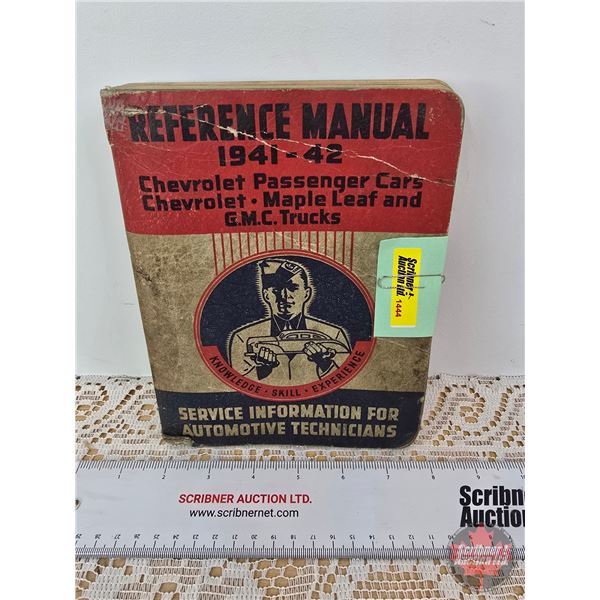 Chevrolet Reference Manual 1941-42 : Service Information for Automotive Technicians