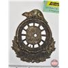Image 2 : Ontario Motor League Car Badge (c.1920's/30's) (4-1/2" x 3-3/4")
