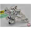 Image 2 : Snowmobile Trophy Topper (Cast Metal) (1/4" Thread) (3"H x 1-1/2"W x 3-1/2"D)