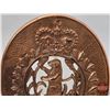 Image 3 : Copper Badge/Plaque : ALSASK : Prairie Sentinel (5-1/2"H x 4-1/2"W)
