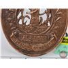 Image 4 : Copper Badge/Plaque : ALSASK : Prairie Sentinel (5-1/2"H x 4-1/2"W)