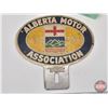 Image 3 : Alberta Motor Association : Aluminum Licence Plate Topper (4-1/2"H x 4-3/4"W)