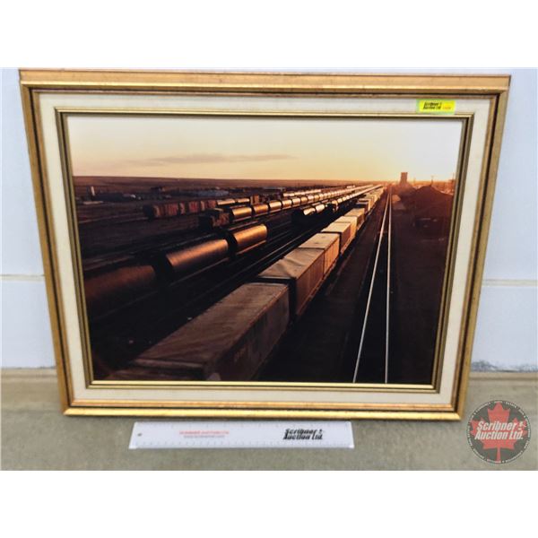 Framed Photo "Warm Steel" by James A. Loy (Frame Measures: 20"H x 24"W)