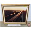 Image 1 : Framed Photo "Warm Steel" by James A. Loy (Frame Measures: 20"H x 24"W)