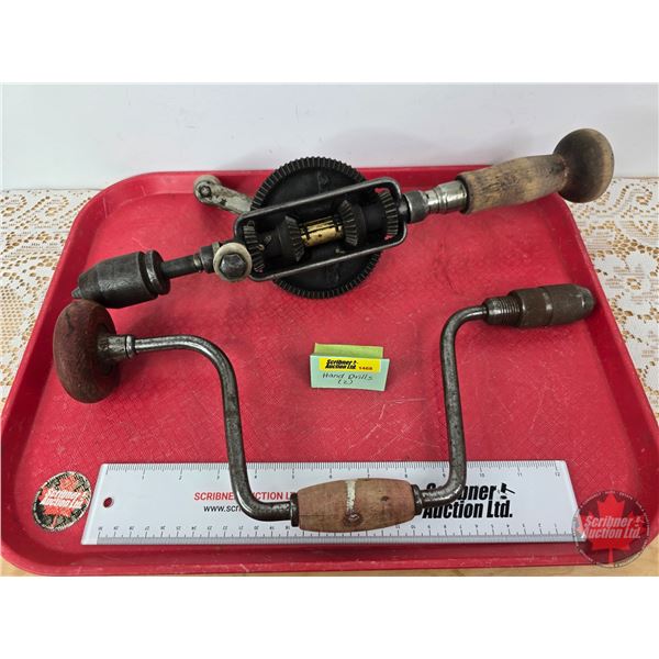 Hand Drills (2) (Largest Measures: 16-3/4"L)