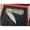 Image 3 : Collector Combo ~ Train Theme : Decorative Knife in Display Case; CP Rail Key Tag; Coaster; CN Train