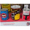 Image 2 : Variety Tins/Cans (12) (Note: Some are Full / Never Opened)  Note: Pitcairn Bottle Partial Full / Pa