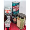 Image 3 : Variety Tins/Cans (12) (Note: Some are Full / Never Opened)  Note: Pitcairn Bottle Partial Full / Pa