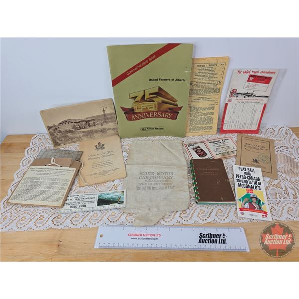 Stutz Motor Car Company Sack & Variety Brochures / etc ! (See Pictures for Titles)