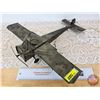 Image 2 : Vintage Metal Toy/Model Airplane (6"H x 15-1/2"W x 15-3/4"D)