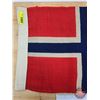 Image 2 : Cloth Flag : Norway (12-1/2"H x 23-3/4"W)