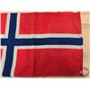 Image 3 : Cloth Flag : Norway (12-1/2"H x 23-3/4"W)