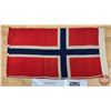 Image 4 : Cloth Flag : Norway (12-1/2"H x 23-3/4"W)