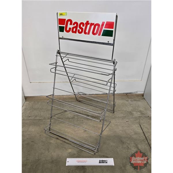 Store Display Rack CASTROL (35"H x 16-3/4"W)