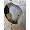 Image 9 : WILLARD BATTERIES Electric Light Up Wall Clock (Neon-Ray) (Faded / Glass Cracked) Works (Note: Only 