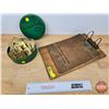 Image 1 : Metal Stencil Letters & Wood Clipboard (Clipboard Measures: 14-1/2" x 9")