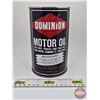 Image 2 : Oil Can : DOMINION Motor Oil (6-1/2"H x 4"Dia)
