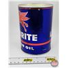 Image 3 : Oil Can : LUBRITE Motor Oil (Cardboard) (5-1/2"H x 4"Dia)
