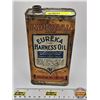 Image 1 : IMPERIAL EUREKA HARNESS OIL Tin (No Lid) (7"H x 3-1/4"W x 1-5/8"D)