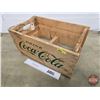 Image 2 : Coca-Cola Wood Crate (c.1973) (10"H x 20"W x 12"D)