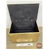 Image 2 : Brass Clad Trunk / Hinged Lid (12"H x 20-1/2"W x 13"D)