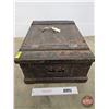 Image 3 : Antique Oak Shipping Crate (c.1900) c/w Key (11"H x 24"W x 17"D)