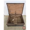 Image 7 : Antique Oak Shipping Crate (c.1900) c/w Key (11"H x 24"W x 17"D)