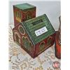 Image 2 : Vintage Litho Tin Toy House Banks (3)