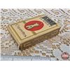 Image 2 : Turret Cigarettes Tin w/Turret Cigarette Sample Pack (c.1915 - Empty)