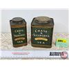 Image 1 : TEA TINS (2) : Chase & Sanborn's : 8oz & 1/4lb