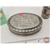 Image 2 : Smokers' Collector Combo : Bullet Lighter & Snuff Box  (Snuff Box Engraved - c.1899)