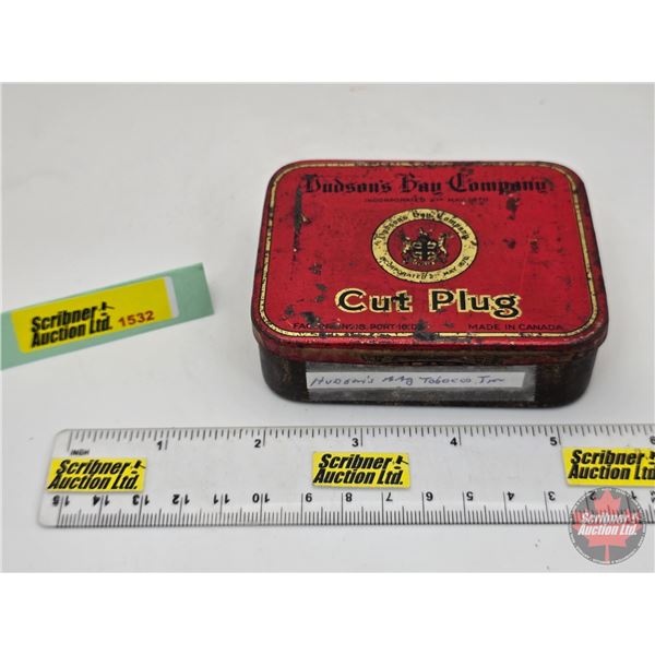 TOBACCO TIN : Hudson's Bay Company Cut Plug