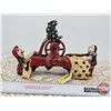 Image 1 : Cast Iron Mechanical Coin Bank : Professor Pug Frog