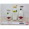 Image 1 : NADP Milk Bottles (3) : 2 Pints & 1/2 Pint   (SEE PICS!)