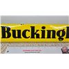 Image 3 : Enamel Door Push : Smoke Buckingham "Throat Easy"