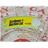 Image 8 : Calgary Beer Collector Trio : Paper Label Beer Bottle, Ashtray & Glass