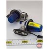 Image 1 : Vintage "International" Signal-Stat Cab Lights w/Blue Lenses