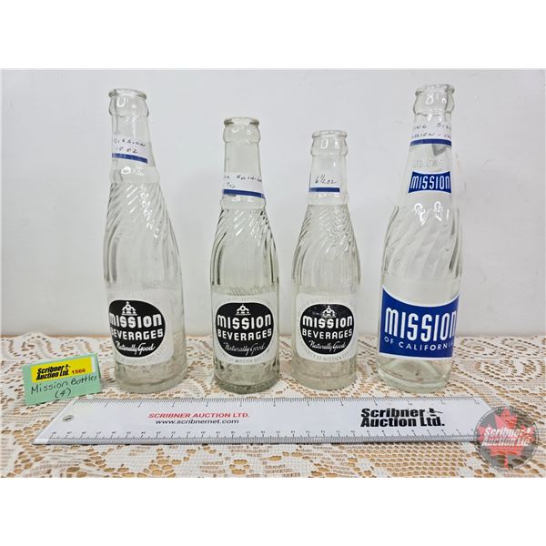 Mission Beverages Bottles (4) - ACL Label