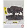 Image 1 : Commemorative Car Badge : BANFF NATIONAL PARK 1885 - CENTENNIAL - 1985 (Buffalo)
