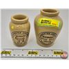 Image 1 : Cream Crocks (2) : Winchester Creamery * Broughton - Hailwood's Registered Cream  (Largest Measures