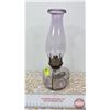 Image 2 : Coal Oil Lamp - Full Amethyst (Including Chimney) (Queen Anne Burner)