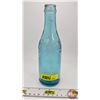 Image 1 : Coca-Cola Bottle : Blue Glass (c.1910's) (Measures : 7-3/4"H)