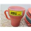 Image 9 : Melmac Dessert Plates (14) & Fireking Mugs (2)  (SEE PICS!)