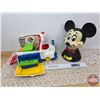 Image 2 : Mickey Mouse Plastic Piggy Bank & Goofy Plastic Ambulance