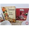 Image 8 : Vintage Kitchen Collector Combo : Including Fireking Bowls, Cook Books, Utensils, etc